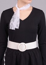 Girls Teen Black 50s Costume Poodle Skirt Alt 5