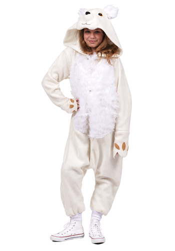Child Polar Bear Union Suit Costume