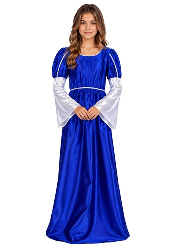 Girls Blue Lady Juliet Costume Dress