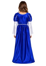 Girls Blue Lady Juliet Costume Dress Alt 1
