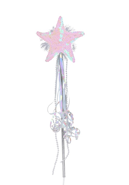 Fairys Sequin Pink Accessory Wand