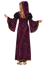 Girls Miss Juliet Purple Dress Costume Alt 1