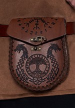 Adult Viking Faux Leather Costume Hip Bag