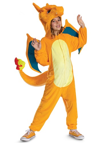 Kids Prestige Pokemon Charizard Costume Alt 1