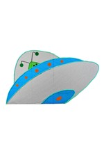 2D Alien Ship Tinsel Fabric Decoration Alt 1