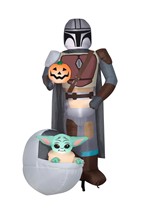 Inflatable Star Wars Mandalorian The Child Decoration Alt 1