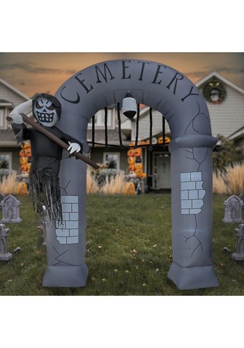 Inflatable Ghost Cemetery Archway Decoration