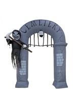 Inflatable Ghost Cemetery Archway Decoration Alt 1