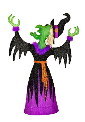 Light Up 3D Witch Decoration