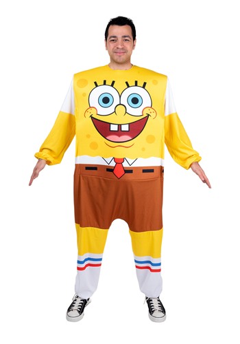 SpongeBob Jumpsuit Costume for Adults