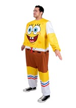 Adult SpongeBob Jumpsuit Costume Alt 2