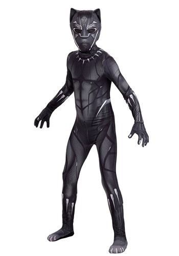Boys Zentai Suit Black Panther Costume