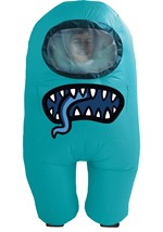 Kids Among Us Cyan Imposter Inflatable Costume