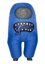 Kids Inflatable Among Us Blue Imposter Costume