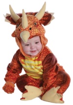 Infant/Toddler Rust Triceratops Costume