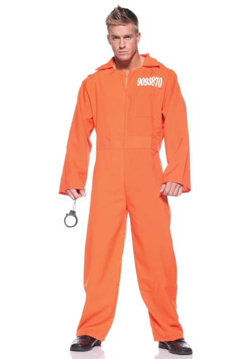 Plus Size Prison Jumpsuit