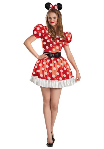 Plus Size Red Minnie Classic Costume	