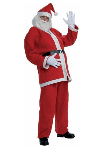Plus Size Simply Santa Costume Front