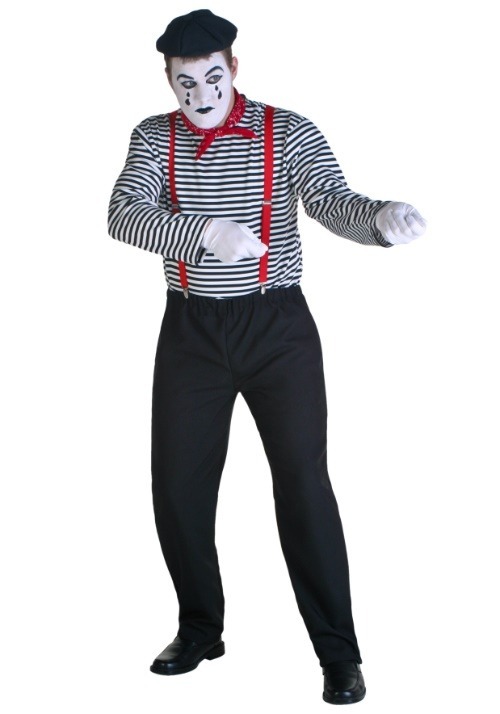 Plus Size Mime Costume