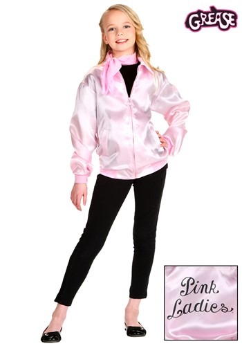 Child Grease Pink Ladies Jacket