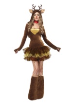 Womens Fever Reindeer Costume