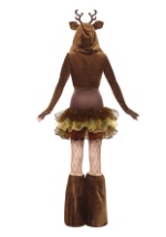 Womens Fever Reindeer Costume Back