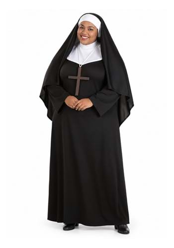 Plus Size Traditional Nun Womens Costume Upd 1