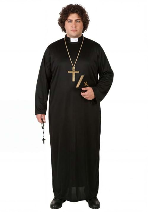 Plus Size Pious Priest Costume Upd 1