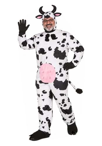 Adult Plus Size Deluxe Cow Costume