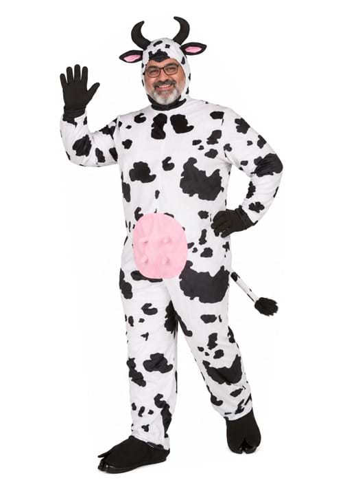 Adult Plus Size Deluxe Cow Costume