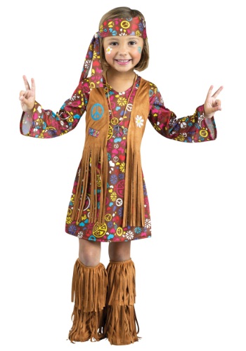 Toddler Peace Love Hippie Costume