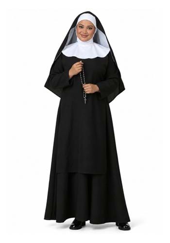 Plus Size Deluxe Nun Costume Upd 1
