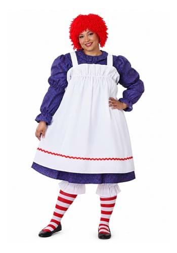 Plus Size Classic Rag Doll Costume upd