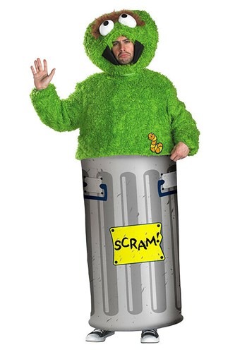 Adult Oscar the Grouch Costume upd