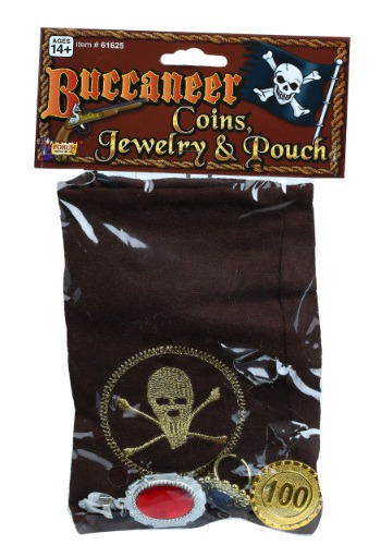 Buccaneer Bag of Coins And Jewelry