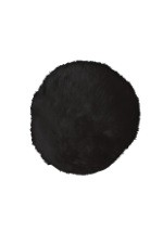 Deluxe Black Plush Bunny Tail