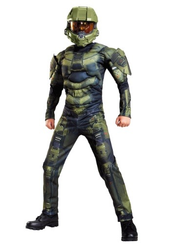 Boys Master Chief Classic Muscle Costume-update1