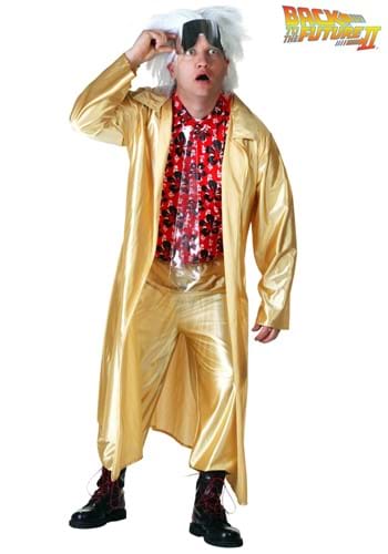 Plus Size Back to the Future II Doc Brown Costume-update