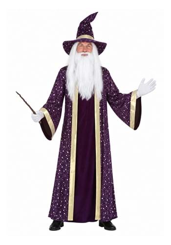 Purple Wizard Mens Costume New Main