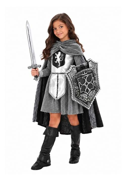 Warrior Knight Costume for Girls New Main