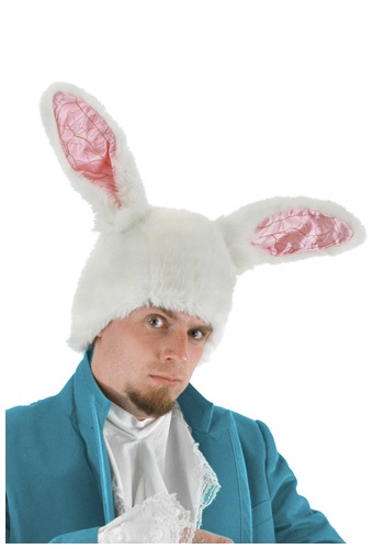 White Rabbit Ears Hat