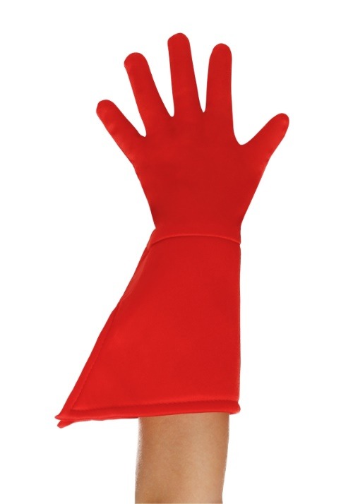 Child Red Superhero Gloves