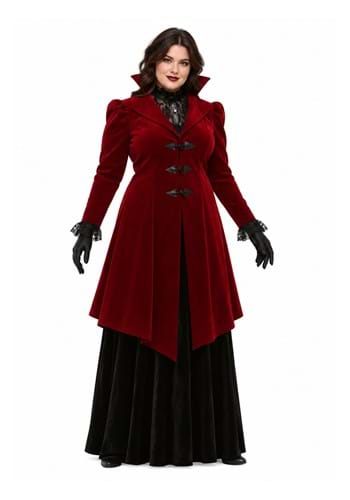Womens Plus Size Delightfully Dreadful Vampiress Costume New