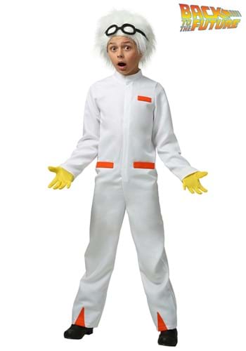 Back to the Future Child Doc Brown Costume-update