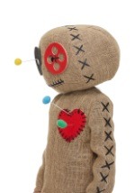 Child Burlap Voodoo Doll Costume