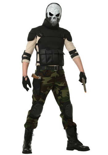 Skull Military Man Costume