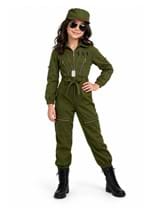 Girls Army Flightsuit Costume New Main