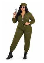 Plus Size Women's Army Flightsuit Costume UPD 1