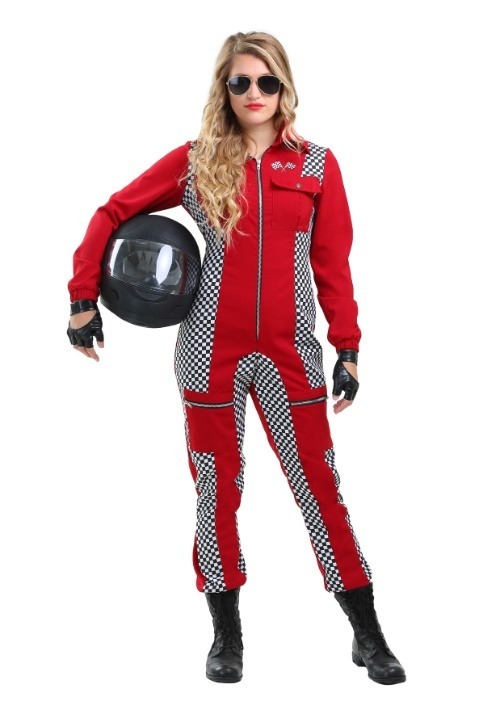 Racer Jumpsuit Plus Size Womens Costume