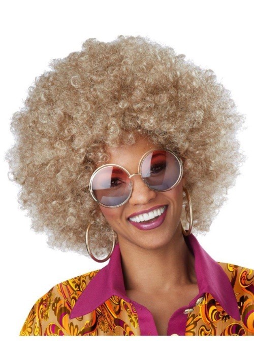 Dirty Blonde Afro Wig